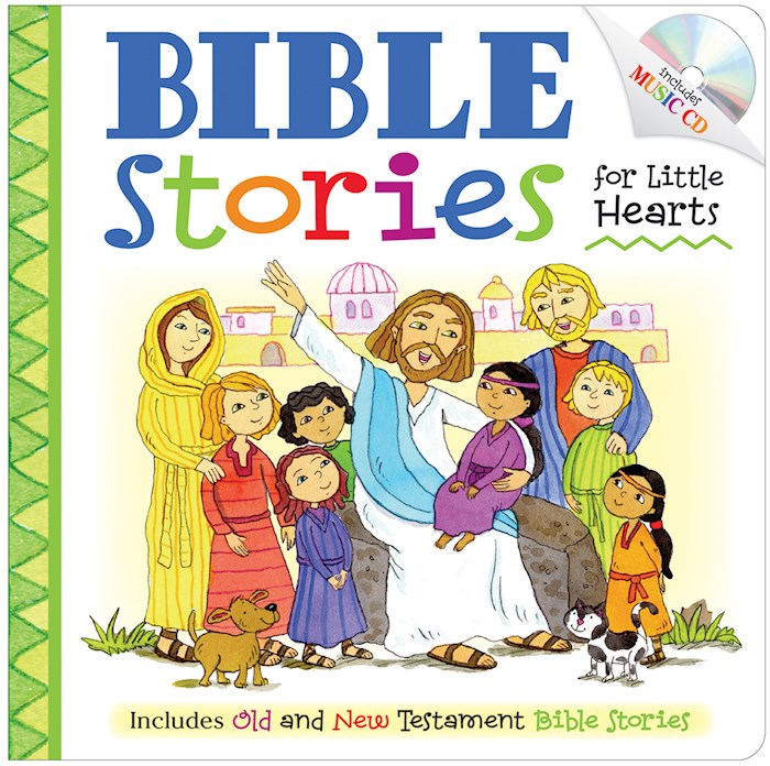 Shop the Word: Bible Stories For Little Hearts w/CD: Includes Old And ...