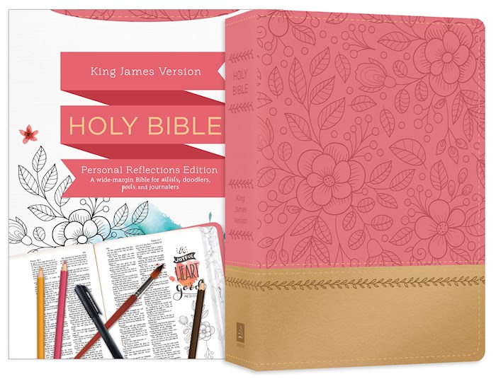 KJV Personal Reflections Bible-Rosegold Bloom DiCarta | SHOPtheWORD