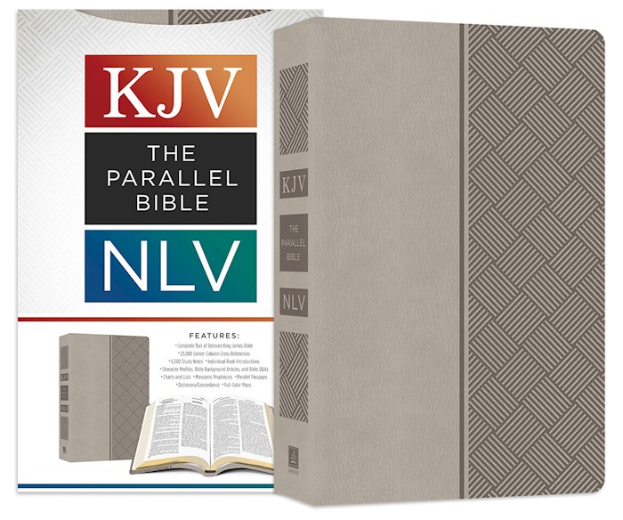 KJV/NLV Parallel Bible-Pewter Softcover | SHOPtheWORD