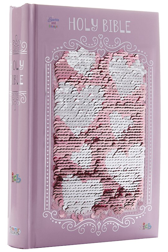ICB The Sequin Sparkle And Change Bible-Pink Hardcover | SHOPtheWORD