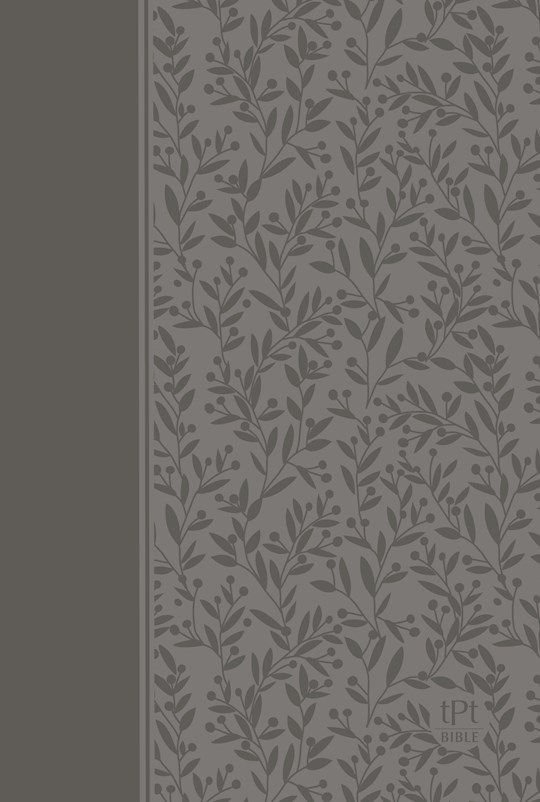 The Passion Translation New Testament With Psalms, Proverbs & Song Of Songs (2nd Edition)-Gray Imitation Leather | SHOPtheWORD