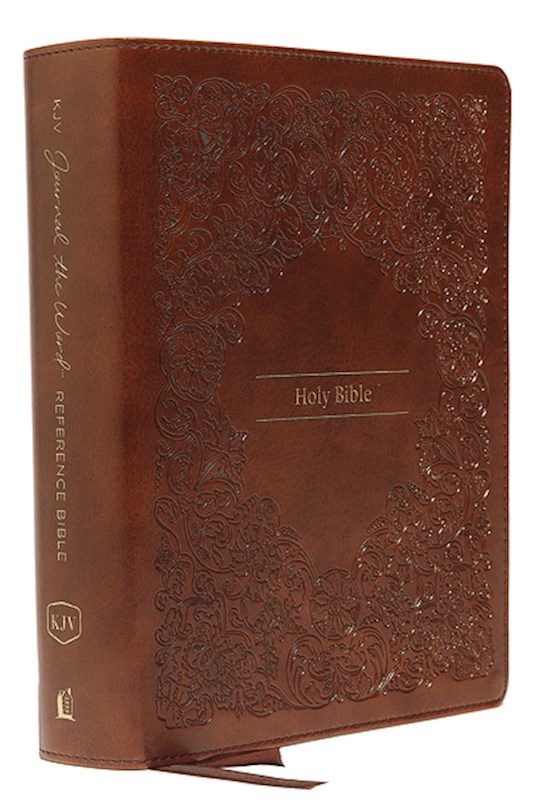 KJV Journal The Word Reference Bible (Comfort Print)-Brown Leathersoft | SHOPtheWORD
