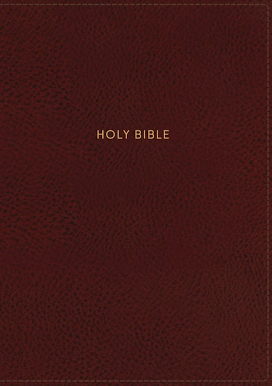 NKJV Deluxe Personal Size Giant Print Reference Bible (Comfort Print)-Crimson Leathersoft Indexed | SHOPtheWORD