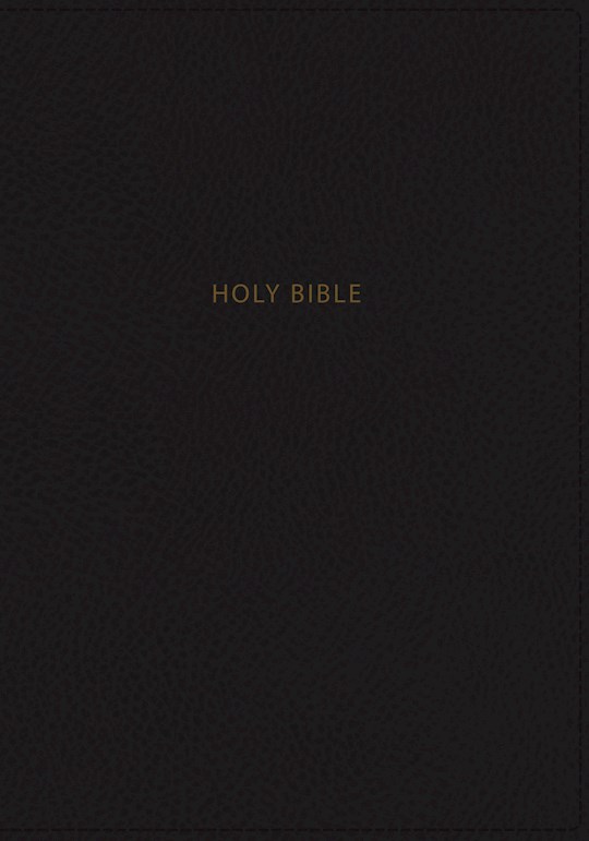 NKJV Deluxe Personal Size Giant Print Reference Bible (Comfort Print)-Black Leathersoft Indexed | SHOPtheWORD