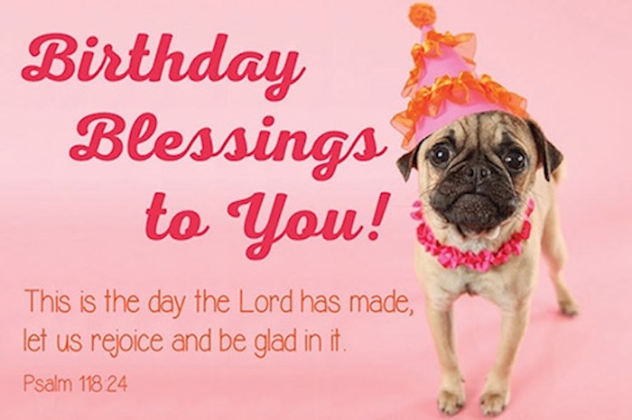 Cards-Pass It On-Birthday Blessings (Psalm 118:24) (3