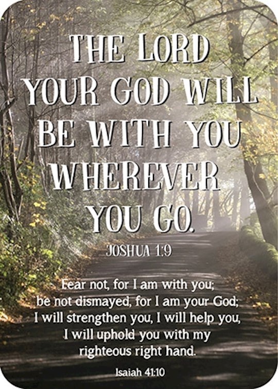 Verse Card-With You (Joshua 1:9) (2.5