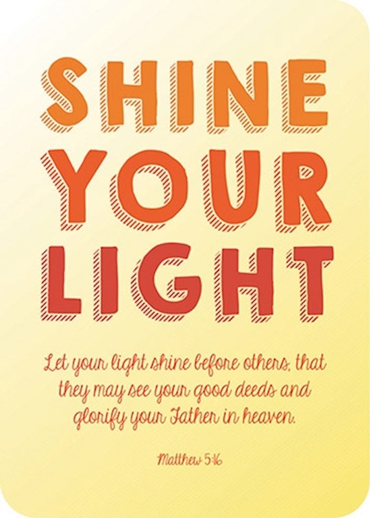 Verse Card-Shine Your Light (2.5