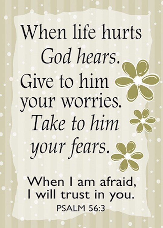 Verse Card-God Hears (2.5