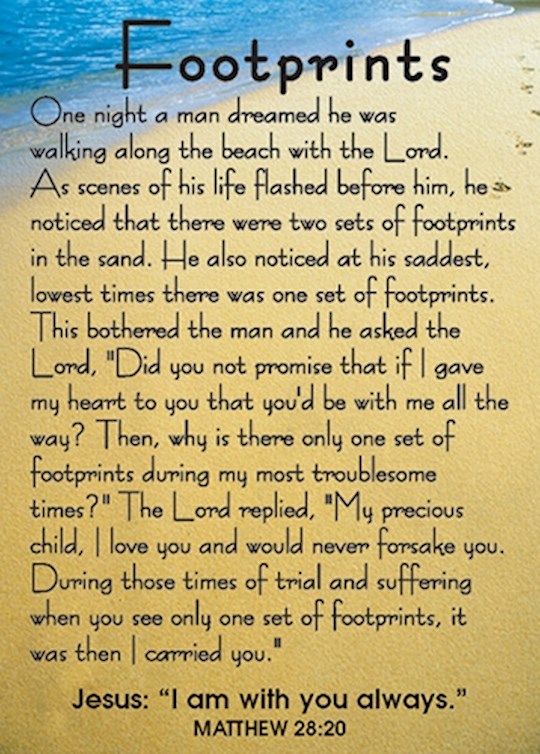 Verse Card-Footprints (2.5