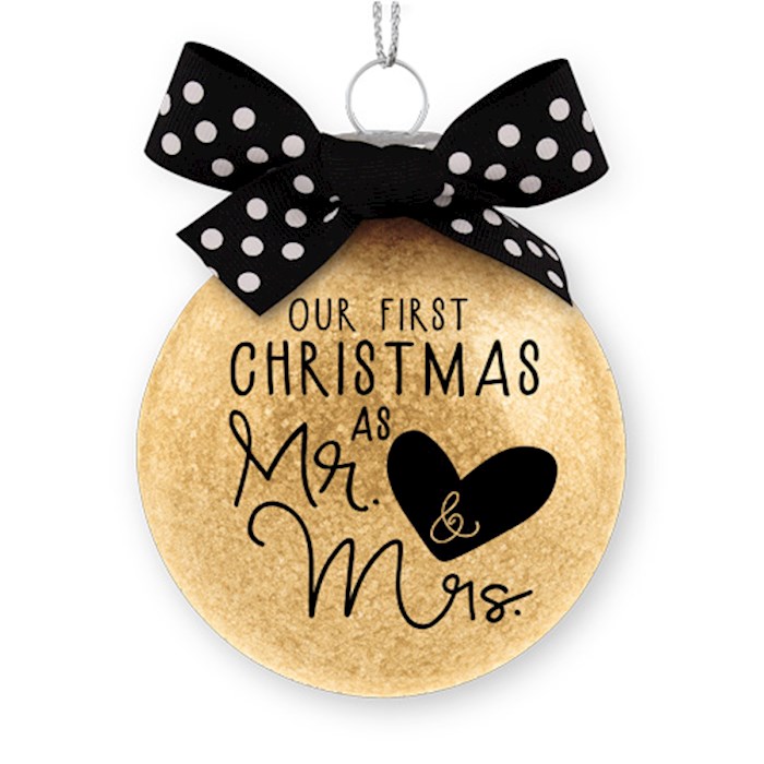 Ornament-Special Moments: Our First Christmas as Mr. & Mrs. (#12623) | SHOPtheWORD