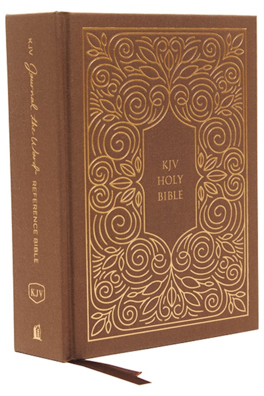 KJV Journal The Word Reference Bible (Comfort Print)-Brown Cloth Over Board | SHOPtheWORD