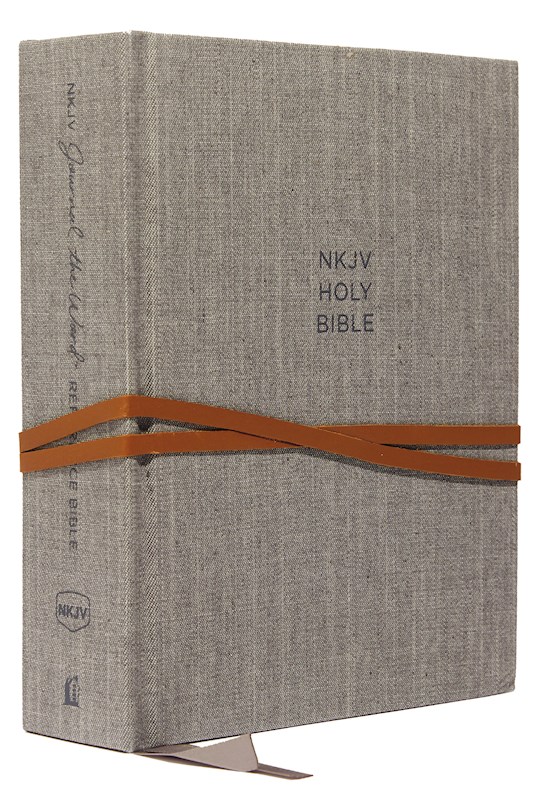 NKJV Journal The Word Reference Bible (Comfort Print)-Gray Cloth Over Board | SHOPtheWORD