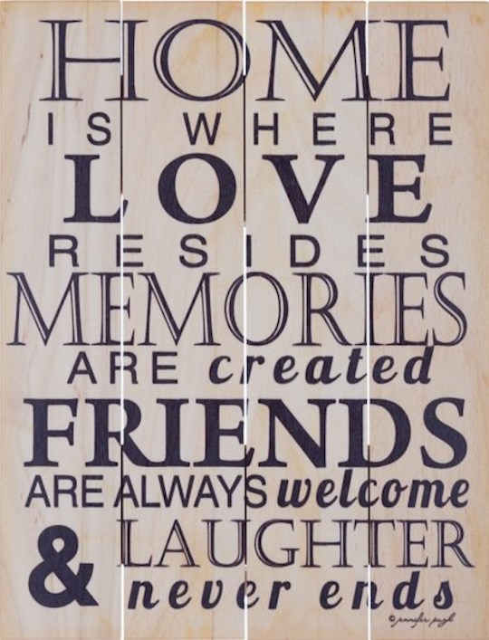 Rustic Pallet Art-Home (9 x 12) | SHOPtheWORD