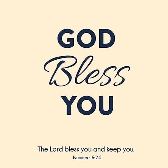 Cards-Gift-God Bless You (Numbers 6:24) (3