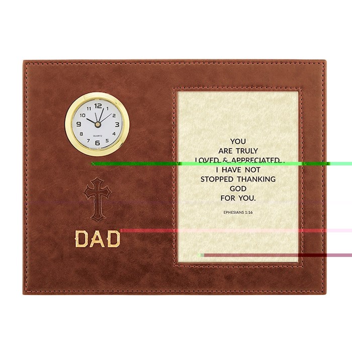 Framed Clock-Table-Dad (9