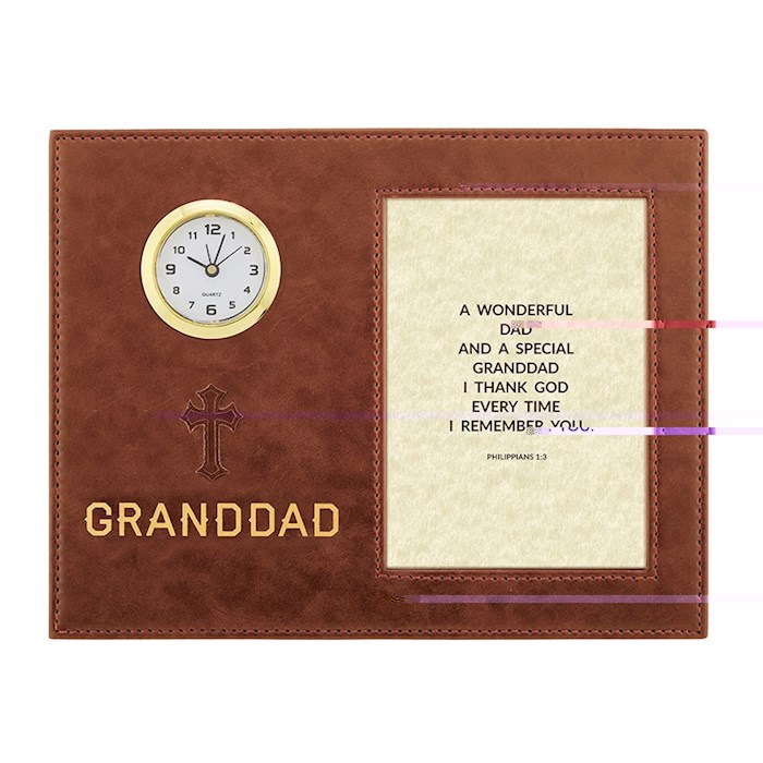 Framed Clock-Table-Dad/Granddad (9