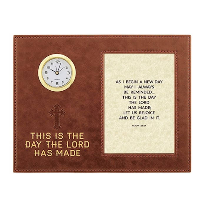 Framed Clock-Table-This Is The Day (9
