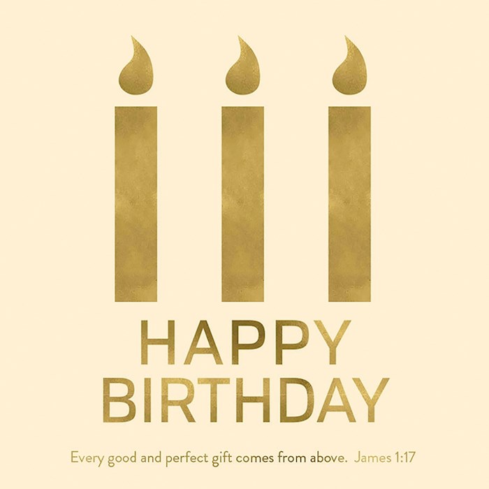 Cards-Gift-Happy Birthday (James 1:17) (3