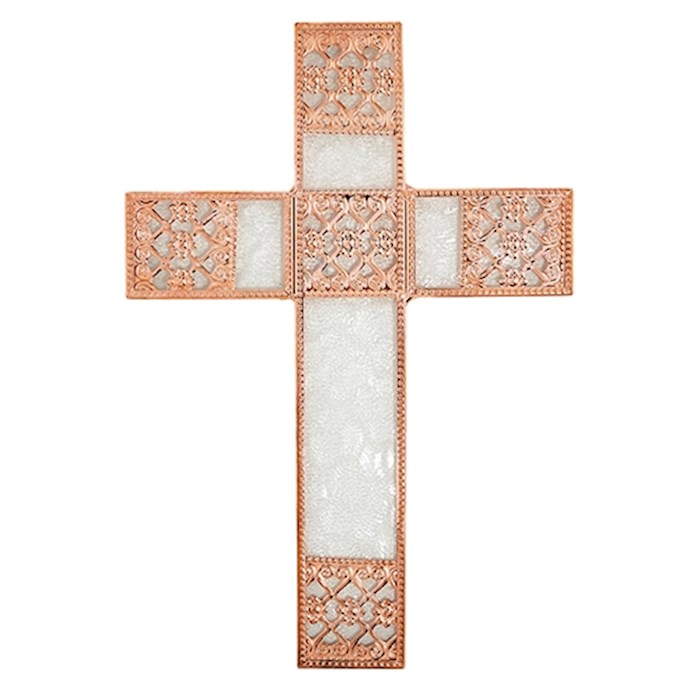 Cross-Spiritual Harvest-Wall-Rose Gold (6.75
