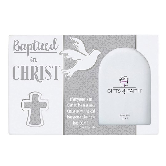 Photo Frame-Baptized n Christ (Holds 3.5