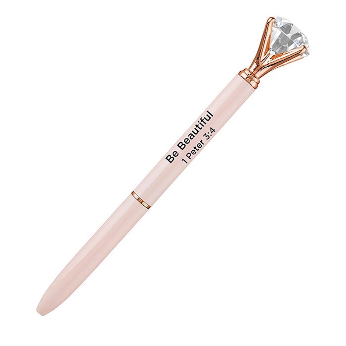 Pen-Gem-Be Beautiful-Pink | SHOPtheWORD