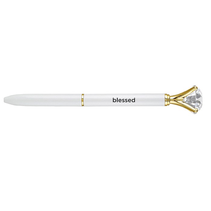 Pen-Gem-Blessed-White | SHOPtheWORD