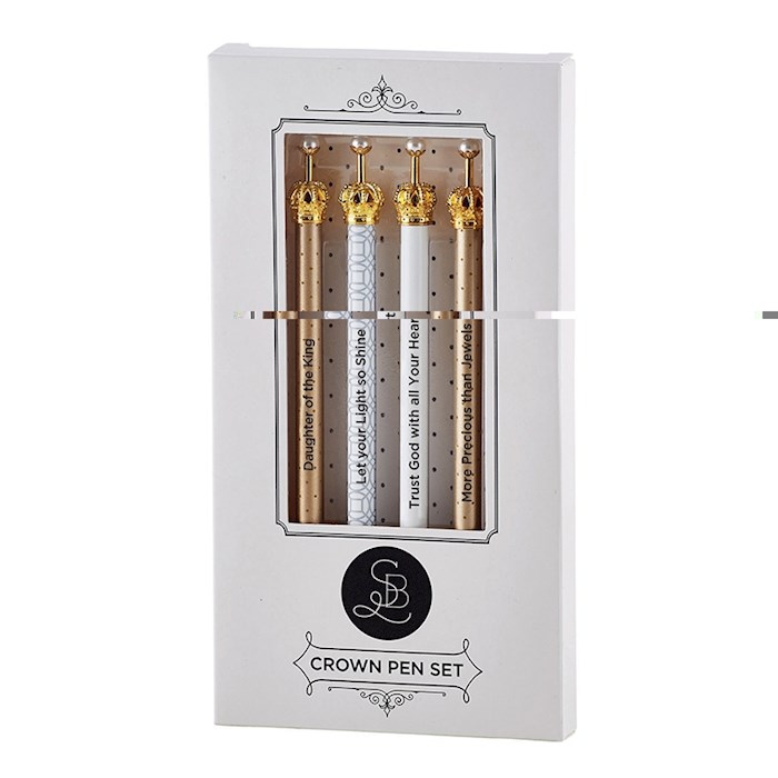 Pen-Crown-Glam Set-Boxed Set Of 4 | SHOPtheWORD