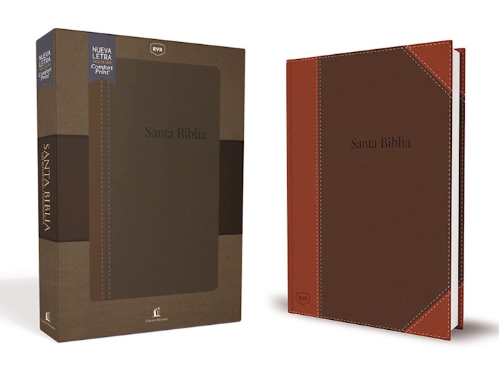 Span-RVR 1977 Reference Bible w/Concordance (Comfort Print)-Contemporary Brown Leathersoft | SHOPtheWORD