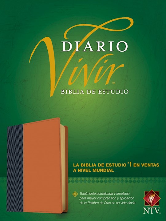 Span-NTV Life Application Study Bible (Biblia De Estudio Del Diario Vivir)-Blue/Tan LeatherLike Indexed | SHOPtheWORD