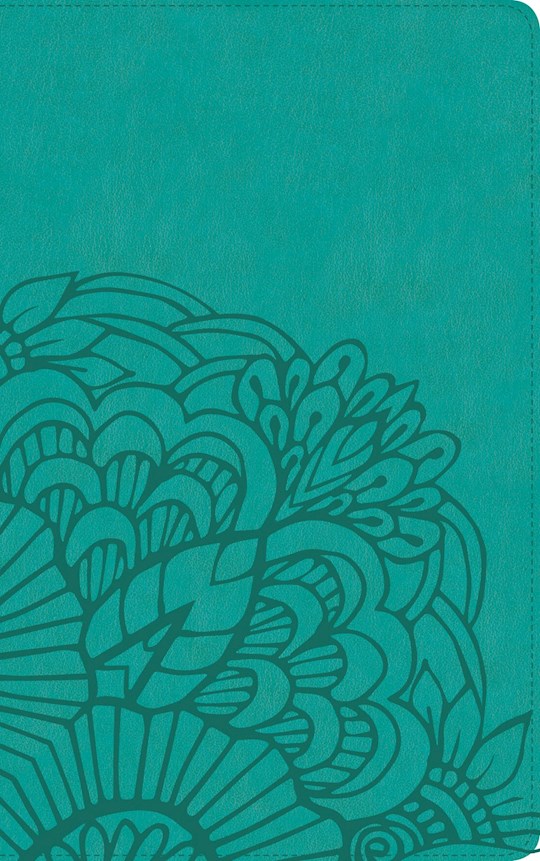 Span-RVR 1960 Ultrathin Bible (Biblia Ultrafina)-Teal LeatherTouch | SHOPtheWORD