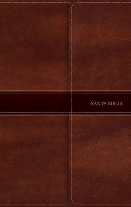 Span-RVR 1960 Ultrathin Bible (Biblia Ultrafina)-Brown Bonded Leather w/Magnetic Flap Indexed | SHOPtheWORD
