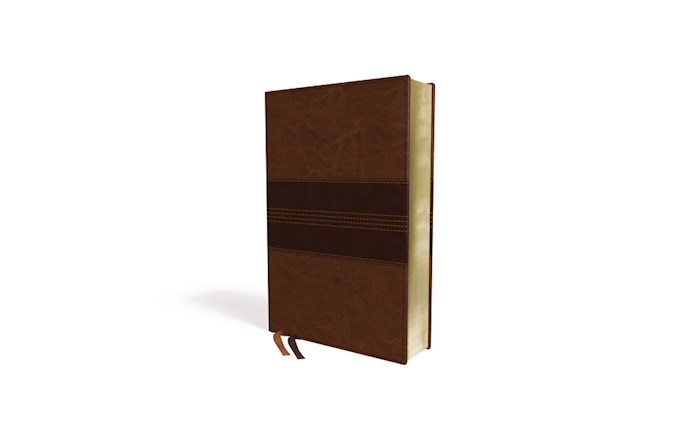 NRSV Thinline Bible (Comfort Print)-Brown Leathersoft | SHOPtheWORD