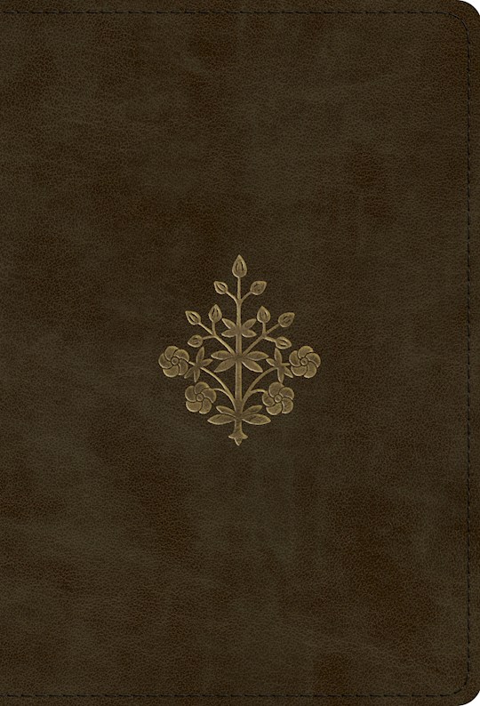 ESV Large Print Compact Bible-Olive Branch Design TruTone | SHOPtheWORD