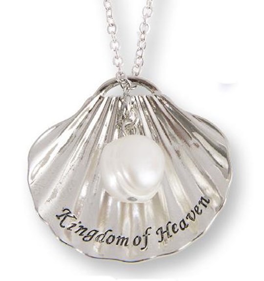 Necklace-Pearl Of Great Price/Kingdom Of Heaven (Silver Plated) | SHOPtheWORD