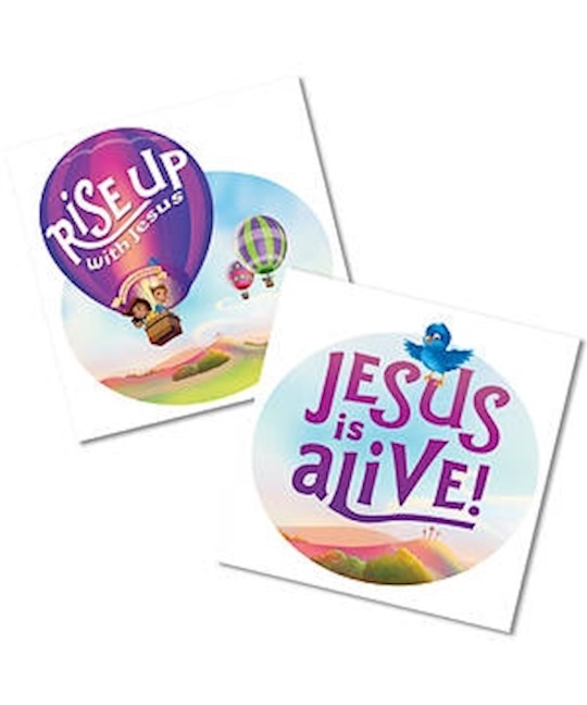 Rise Up With Jesus: Skin Decals (Pack Of 10) | SHOPtheWORD