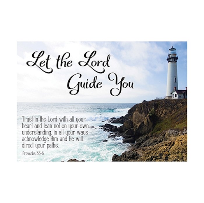 Postcard-Let The Lord Guide You (6 x 4.25) (Pack Of 6) | SHOPtheWORD