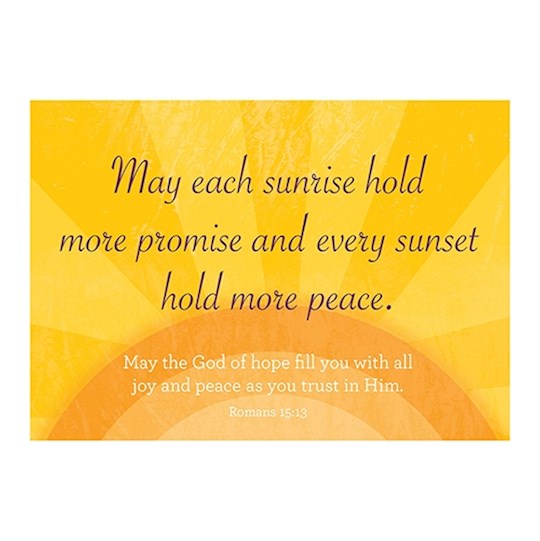 Postcard-Sunrise, Sunset (6 x 4.25) (Pack Of 6) | SHOPtheWORD
