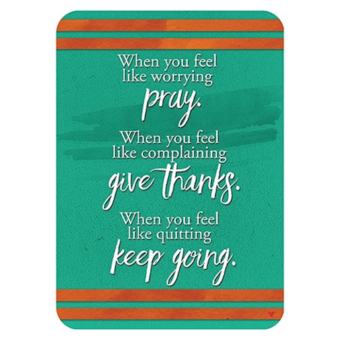 Verse Card-Pray, Give Thanks, Keep Going (2.5