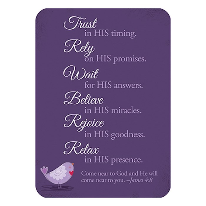 Verse Card-Trust His Timing (2.5