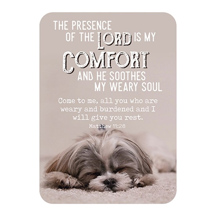 Verse Card-The Lord Is My Comfort (2.5