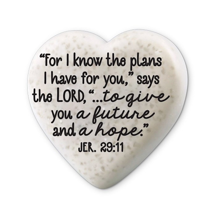 Plaque-Scripture Stone-Hearts Of Hope (#40740) | SHOPtheWORD