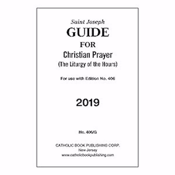 Saint Joseph Guide For Christian Prayer: The Liturgy Of The Hours (2019) | SHOPtheWORD