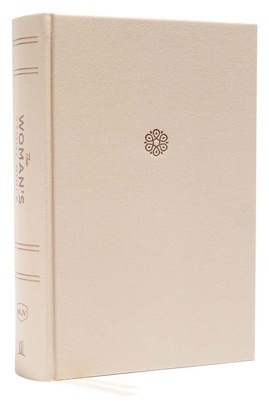 NKJV Woman's Study Bible (Full Color)-Cream Cloth Over Board Indexed | SHOPtheWORD