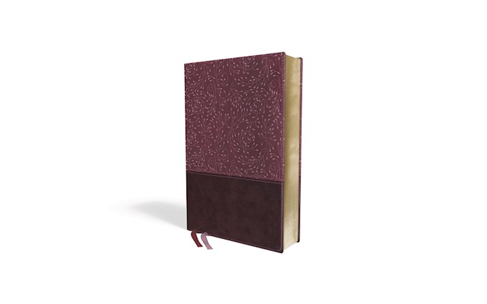 NRSV Thinline Reference Bible/Large Print (Comfort Print)-Burgundy Leathersoft | SHOPtheWORD