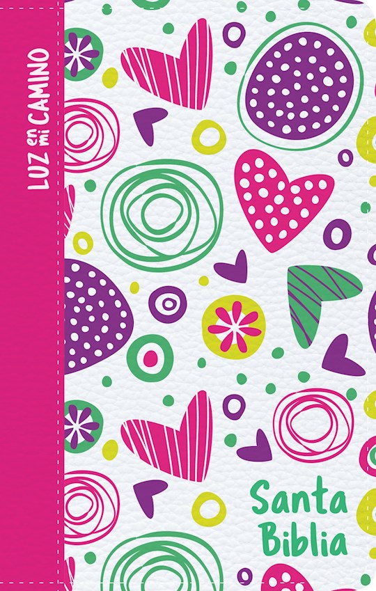 Span-NIV Light My Way Bible-Hearts Hardcover (Biblia Luz En Mi Camino Corazones) | SHOPtheWORD
