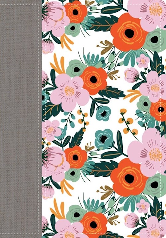 NKJV A Woman After God's Own Heart Bible-Floral SatinTone | SHOPtheWORD