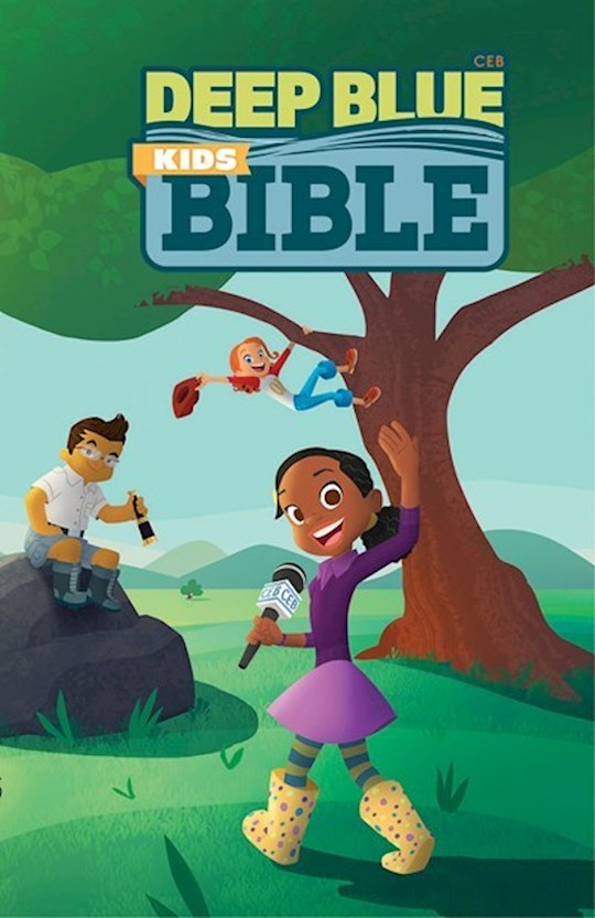 CEB Deep Blue Kids Bible-Wilderness Trail-Hardcover | SHOPtheWORD