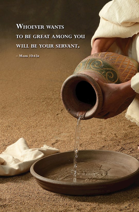 Bulletin-Water Basin (Mark 10:43b) (Pack Of 50) | SHOPtheWORD