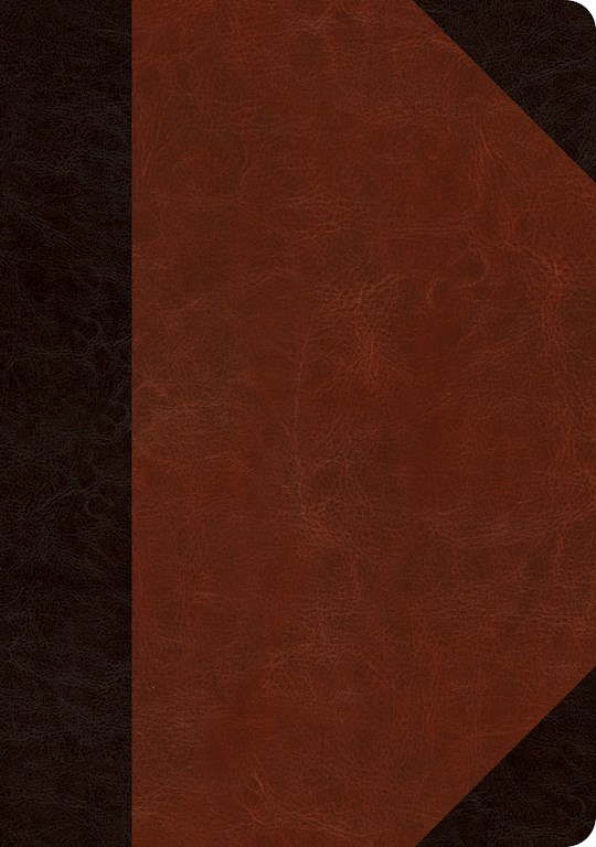 ESV Journaling Bible-Interleaved Edition-Brown/Cordovan Portfolio Design TruTone | SHOPtheWORD