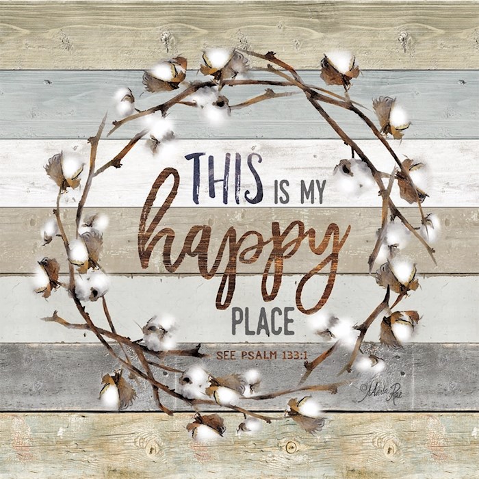 Coaster-Home Is My Happy Place-Square (3.75